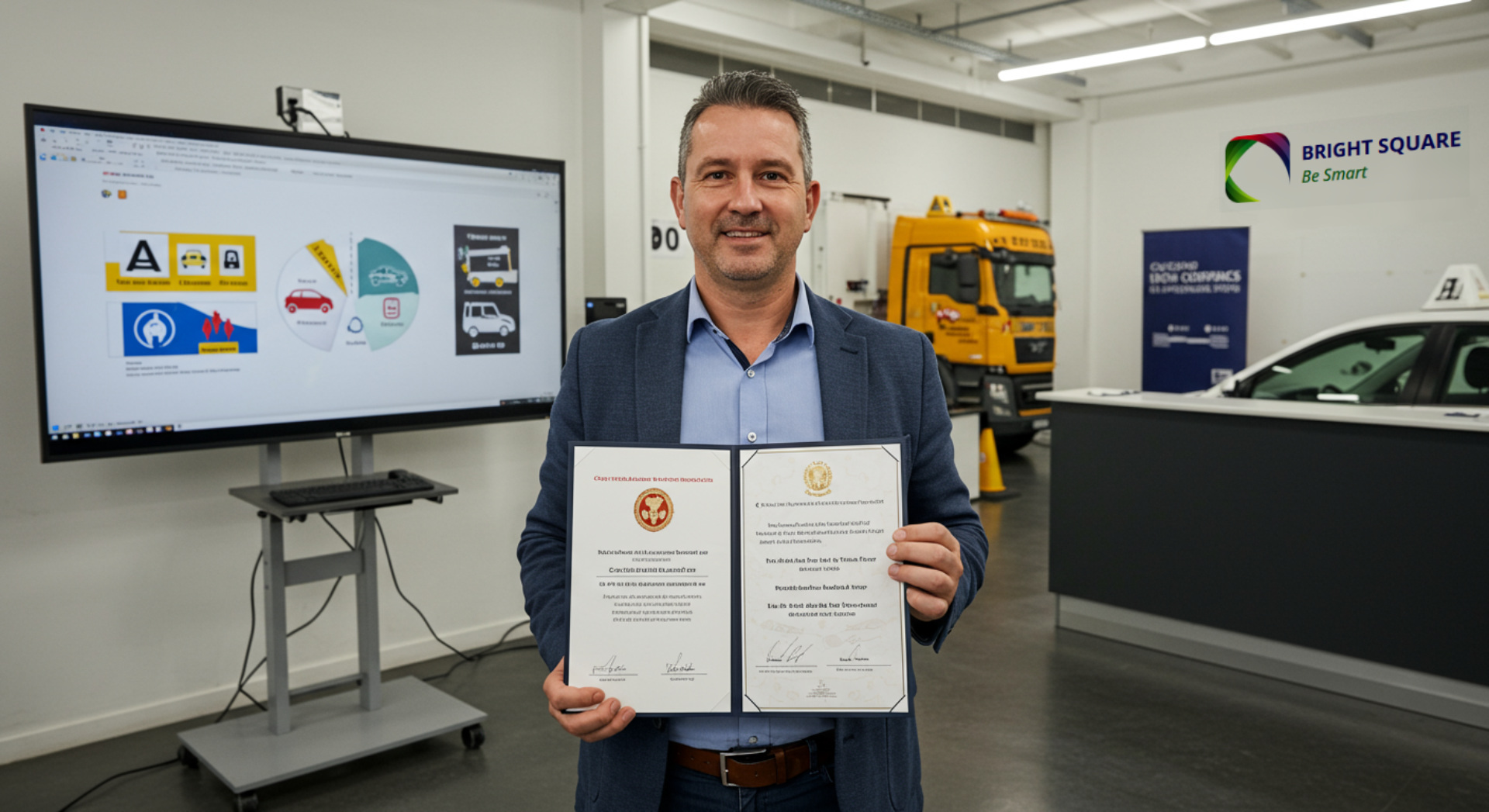 nationally accredited driver instructor trainer attained certificate
